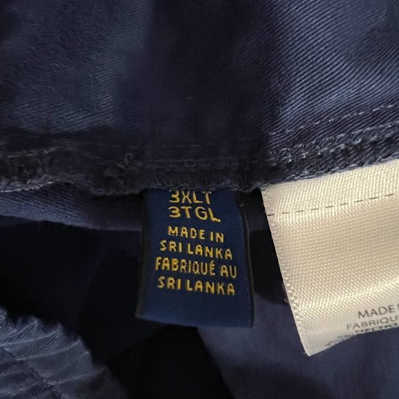 RALPH‎ LAUREN Blue Khaki Shorts (3XLT) - Picture 6 of 7